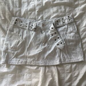 3 for $20⭐️ White Denim Mini Skirt